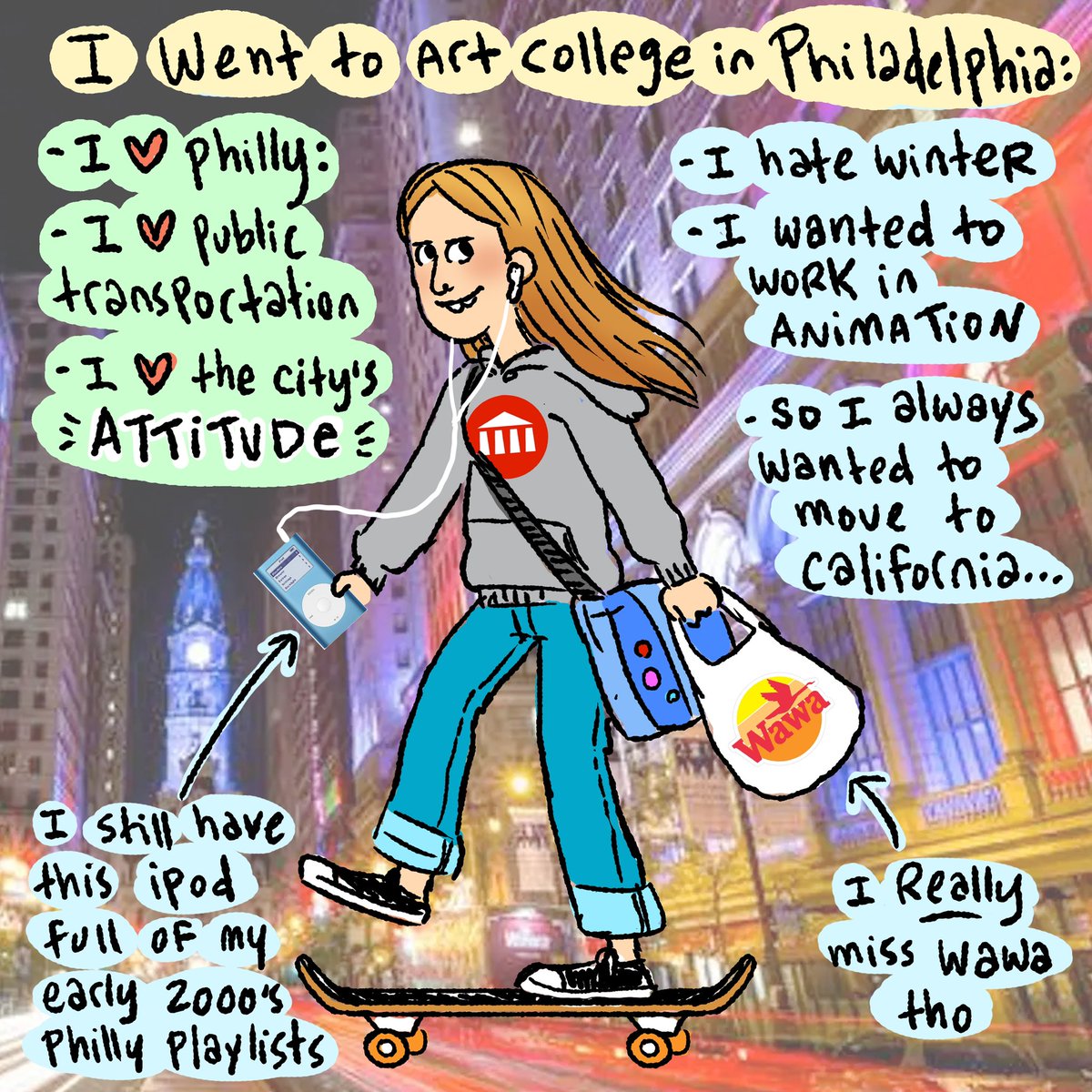 mirandadressler's tweet image. For #MarchMeettheMaker check out this comic I made to introduce myself- hi nice to see ya here on Twitter too- I am mostly on Instagram👋 🎨🤘🎉 (1/3)