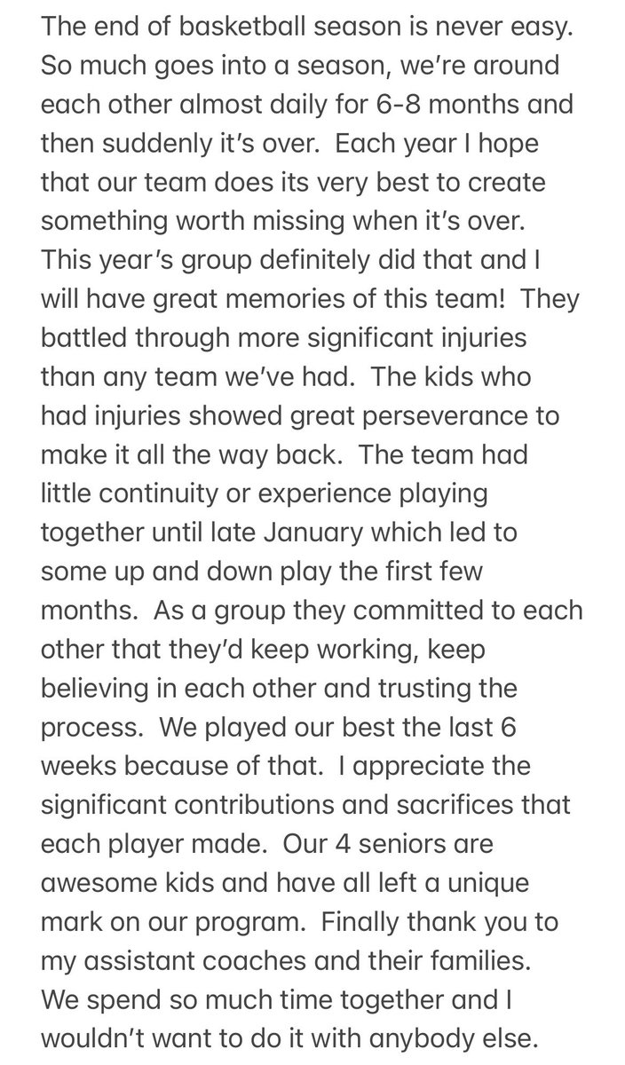 jimsimons1's tweet photo. Proud of our guys and wouldn’t trade them for anyone!  Thank you to each of them for their commitment and the many sacrifices they made to be part of a great team.  A team that we loved coaching, they made 2022-23 a season to remember! https://t.co/eNmiTfndtV