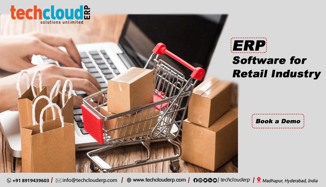 TechCloudERP's tweet image. Tech Cloud ERP #RetailManagementSoftware makes it easy for retailers to manage store operations, inventory, supply chain, finance, bar codes etc. 

Contact Tech Cloud ERP
India: Phone: +91 8919439603
E-mail: info@techclouderp.com
Website: techclouderp.com