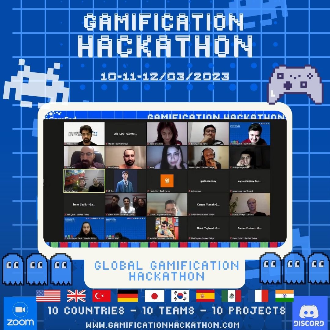 GamfedTurkiye's tweet photo. As Gamfed Turkey, we completed the 48-hour Global Gamification Hackathon with 14 countries. For 2 days, countries developed gamification designs and prototypes.
We would like to thank our esteemed jury members, mentors and participants. See you again. 🌎
#48hoursgamification https://t.co/FdBtNR7xY0