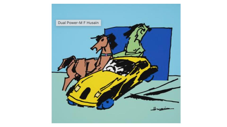 DualPower is now available <a href="/Saffronart/">Saffronart</a> as #phygital  Print on Archival paper plus NFT.  Check it out.  Auction is from March 16 - 17. 

saffronart.com/auctions/PreWo…

#saffronart #phygital #nft #artprint #mfhusain #lnmh_io #lavanyc #horses #artprint #saffronartauction <a href="/dualpowernft/">DualPower</a>