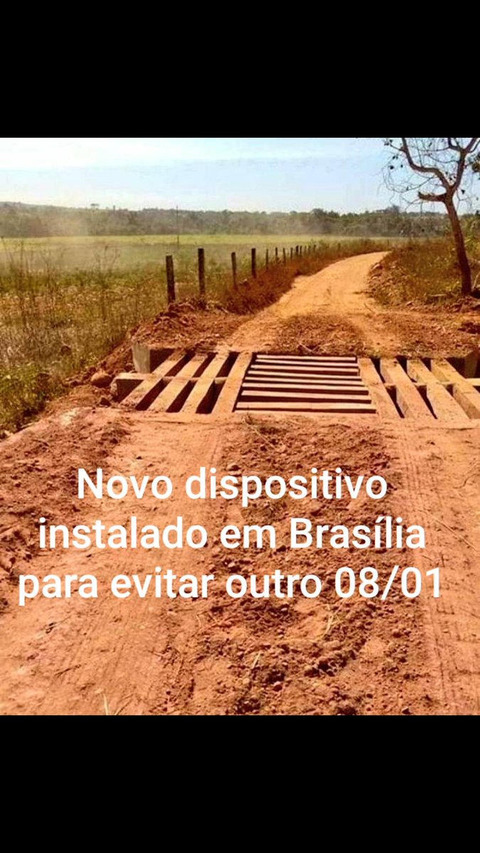 Agora o gado não vai mais conseguir invadir os Palácios em Brasília, talkey?