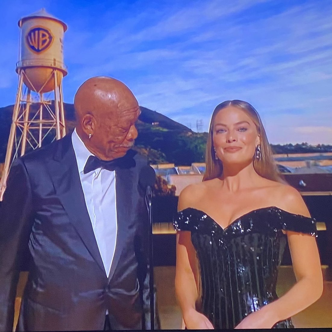 Morgan Freeman was locked in