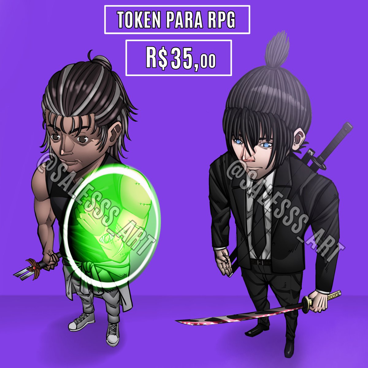 SOBRE OS TOKENS DE RPG
.
.
.
#comissionsopen