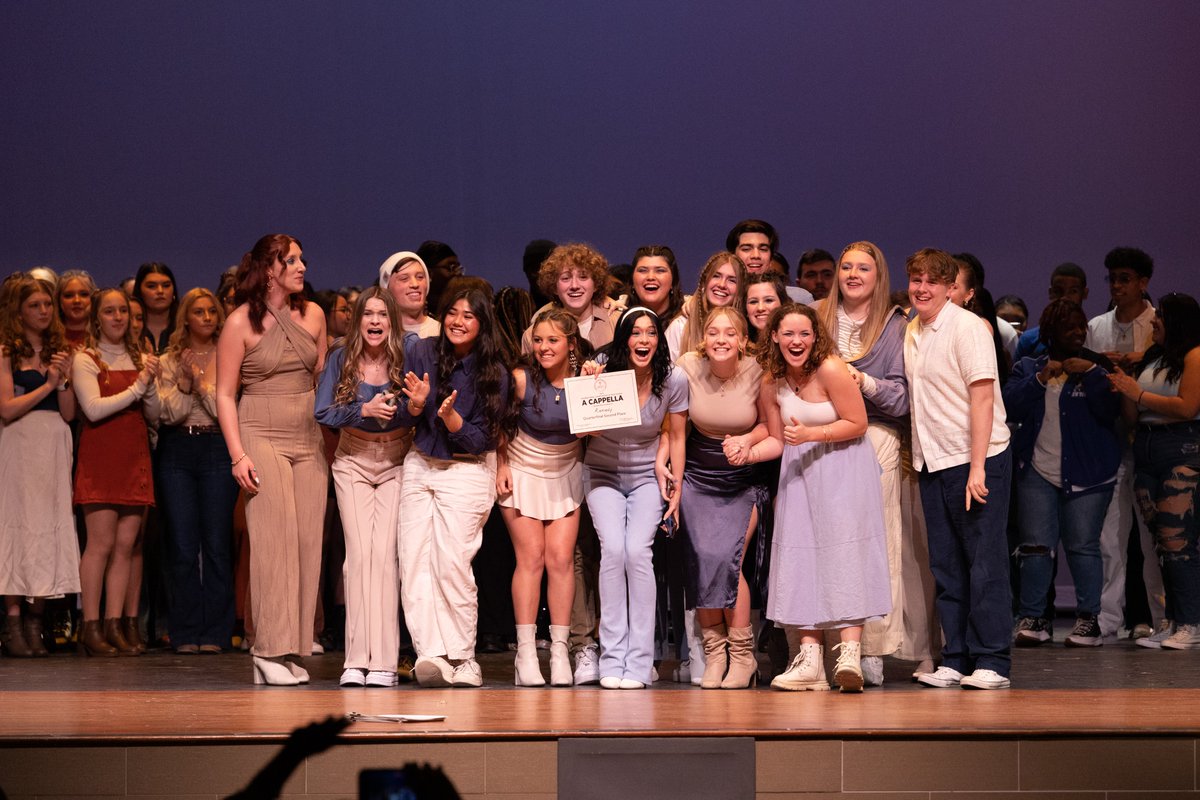 ArgyleISD's tweet photo. 🎉 REMEDY HEADED TO NYC! 🎉

What a great night and great performance 👏 by Argyle High School's Remedy A Cappella on Saturday at Marcus High School!! 

🏆 Remedy earned a berth to NYC as a ICHSA Southwest Finalist!! They are now a top-10 group in the nation!

📸: Kris McGreevy https://t.co/4obkRpIED1
