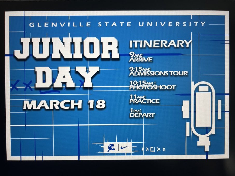Thank you @coach_kellar for the junior day invite🔵⚪️