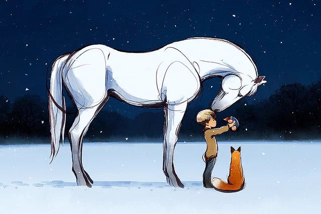 短編アニメ映画賞とった 『ぼく モグラ キツネ 馬』、不覚にもノーチェックだったが、実はAppleTV+で見られるので見ておこう。ベストセラー絵本のアニメ化で、34分と見やすそうだし。(短編ドキュメンタリーに続いて今年けっこう動物系がアツイな) 
