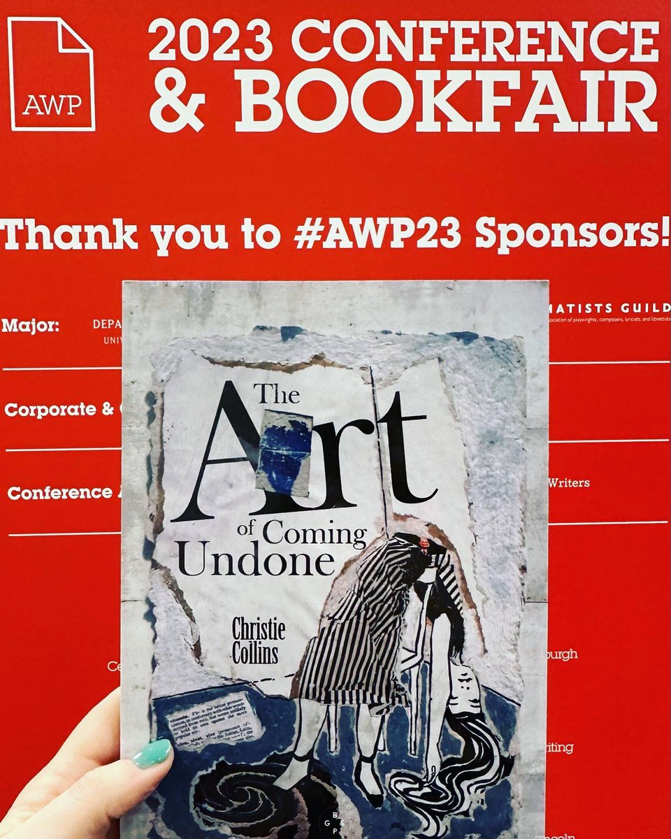byccollins's tweet photo. The Art of Coming Undone was officially released in the UK, the US, and worldwide on March 9th while I was at #awp23! I hope this beauty speaks to readers, especially the ones who need to read it as much as I needed to write it ✍🏼🖤

STAY TUNED for buying options! https://t.co/hGsPblanrm