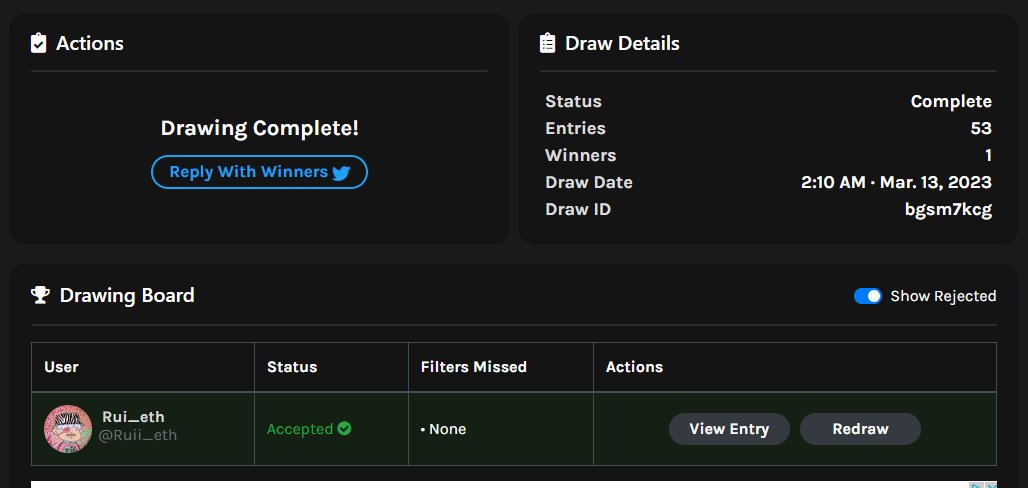 SirGiant_PT's tweet photo. sorry for the delay.

@Ruii_eth  looks like you are taking home a t-shirt!
LFG!
@0xFcksNFT i'll be sending him the token https://t.co/23Z2hkAE39