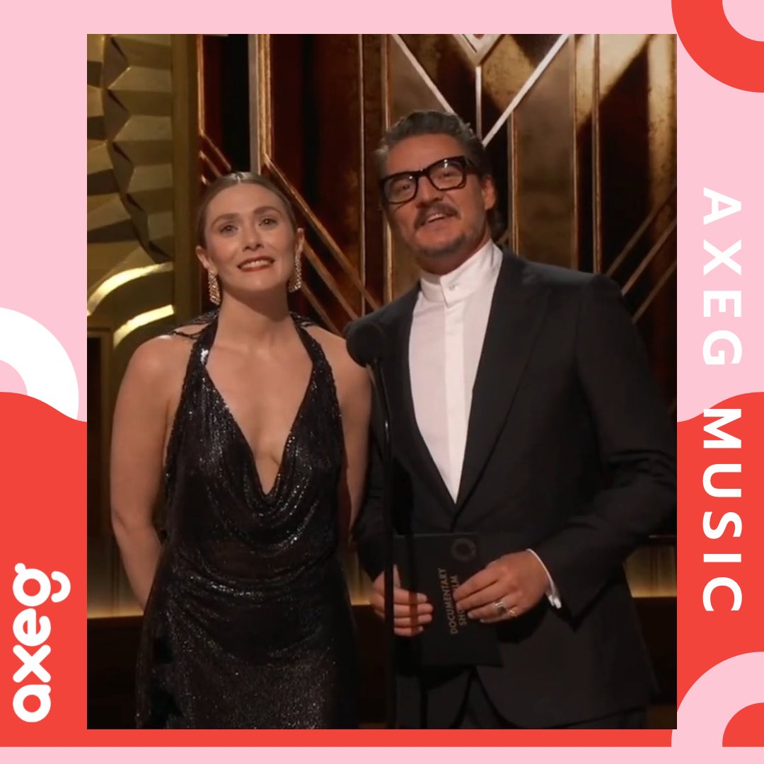 AxegMusic's tweet photo. Elizabeth Olsen and Pedro Pascal presenting at the 95th Academy Awards #Oscars https://t.co/g7vBSgl1AO