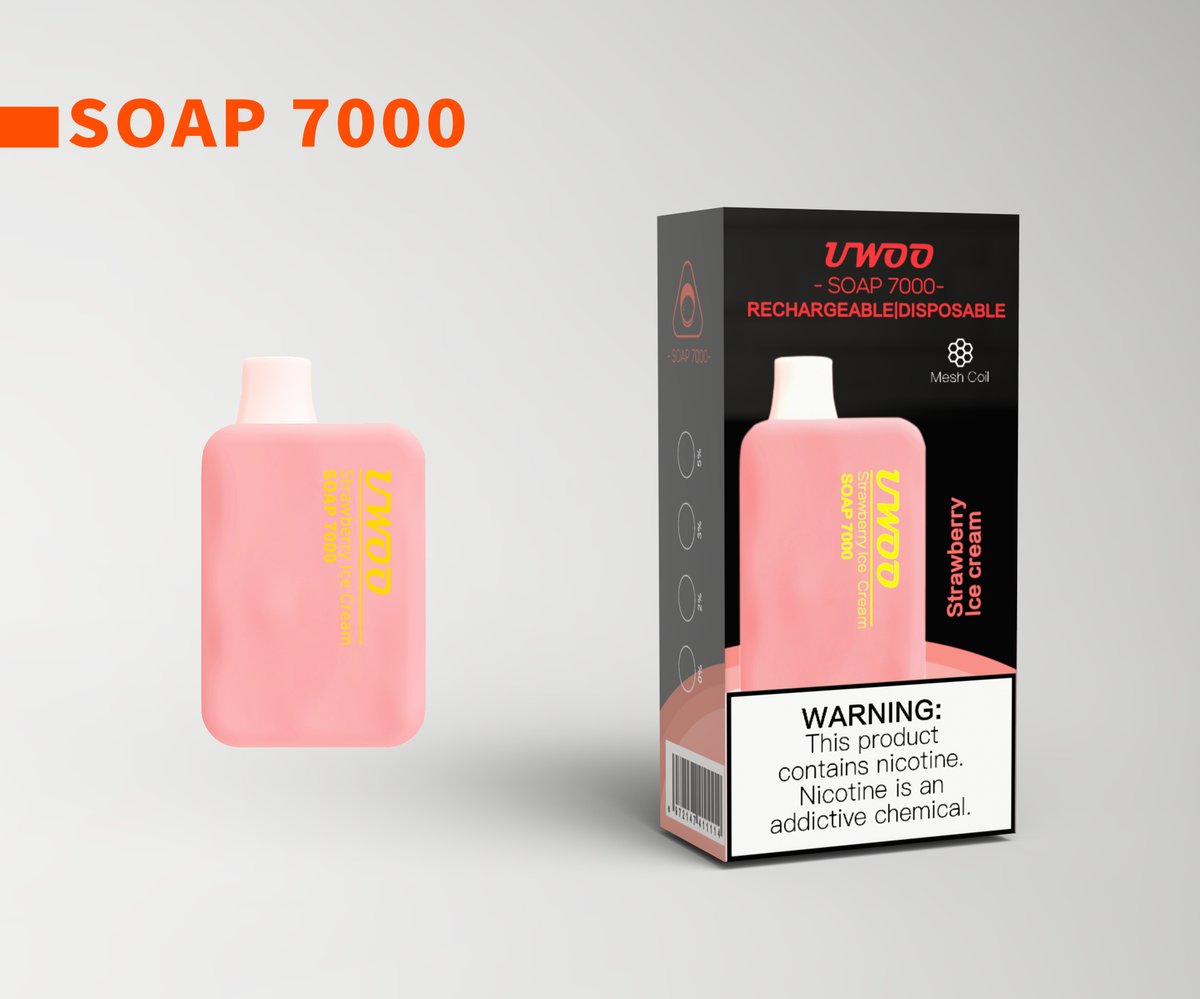 uwootech's tweet photo. The new shocking arrival, UWOO SOAP 7000！#VAPE #UWOO https://t.co/HrAx5NZZWa