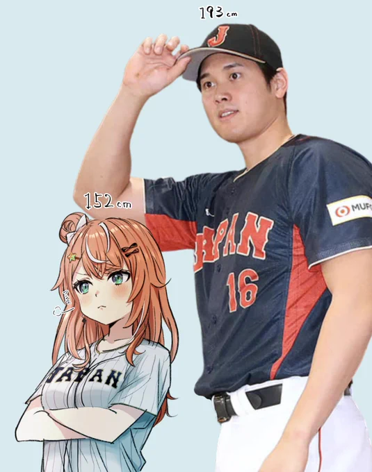 身長差 
