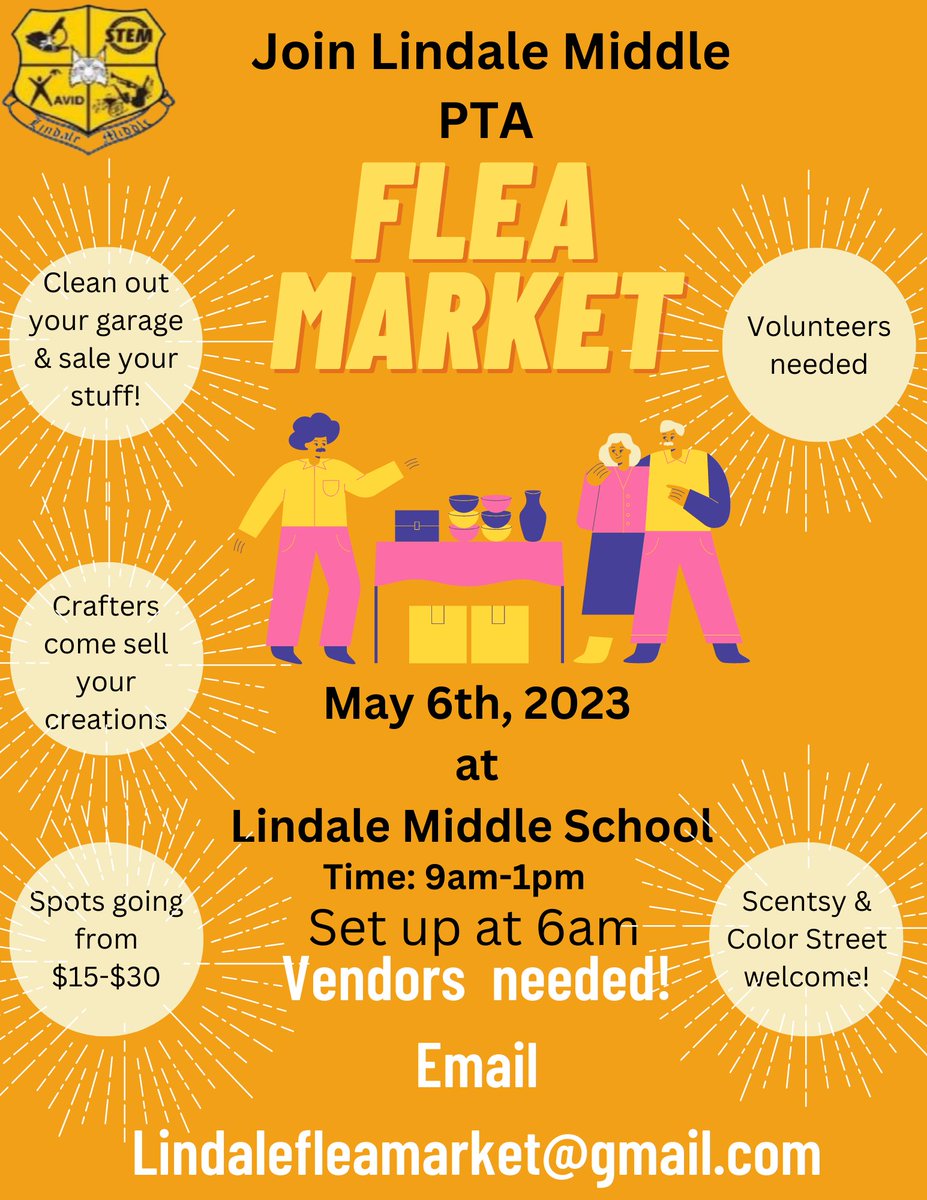 LindaleLynx_PTA's tweet photo. Save the date! https://t.co/sLQIHwVp2t