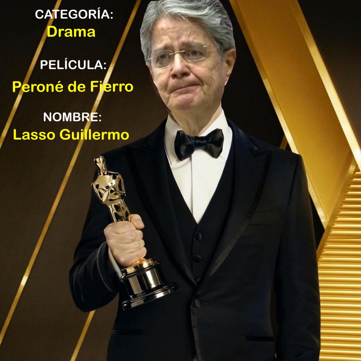 IsmaelUlloaEc's tweet photo. Y el #Oscars2023 al mejor actor es para: https://t.co/xhxAW3KkMe
