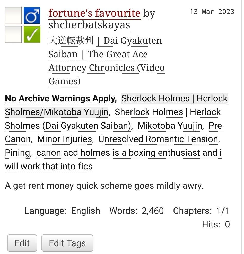 and for another fun treat, enjoy the fic i wrote for <a href="/hmmkproject/">Project HMMKHM @ ORDERS CLOSED</a> and promptly forgot to share for...several months! oops. 
archiveofourown.org/works/45704803