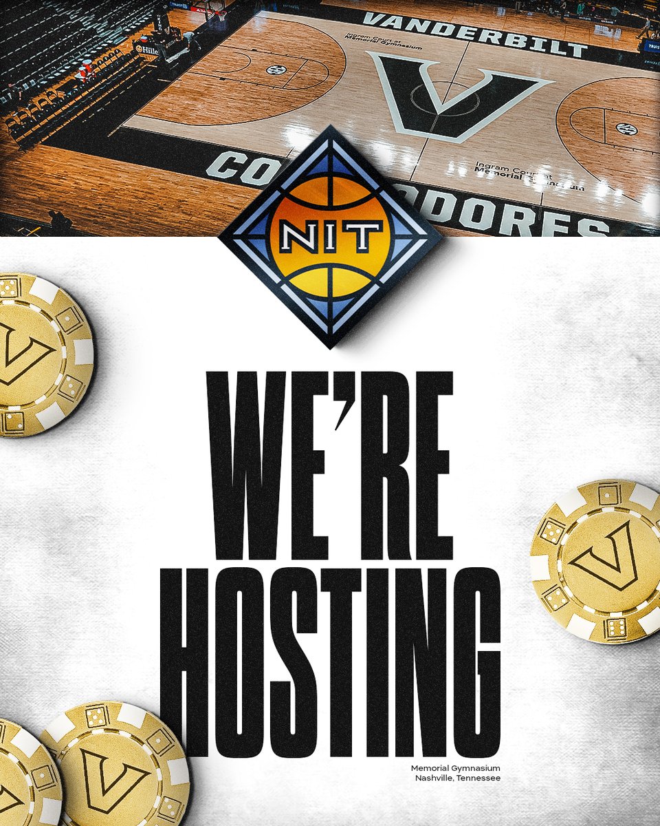 VandyMBB's tweet photo. ⚓️ The Dores are in the NIT

Commodore Nation, see you at Memorial on Tuesday

#AnchorDown https://t.co/8hix9w56fJ