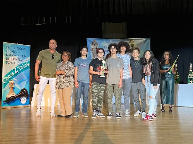 rubendariomcs's tweet photo. CONGRATS to our Cougar Chess Team for winning 5th place in the Chess2Think tournament! Next stop: Districts!♟🙌🏽 @MDCPS @MDCPSCentral @SuptDotres @MDCPSChess @MDCPSTitleI #CougarPride 🐯💙 #Checkmate #EveryMoveCounts #Chess2Think https://t.co/Kr8F2OfmjE