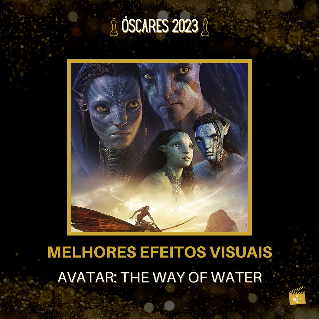 E o Óscar de Melhores Efeitos Visuais vai para... Avatar: The Way of Water e totalmente merecido! 💙#óscares2023