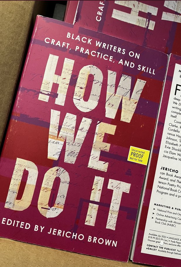 remicawriter's tweet photo. LEARNING SOMETHING - Really can’t wait for this book after that fabulous @HurstonWright panel helmed by @KhadijahOnline. The brilliance of @jerichobrown, @tiphanieyanique, @Wralpheubanks and the other Black writers on craft sent me straight to my pocketbook. Preordered! 📚📚📚 https://t.co/VupO24HFoI