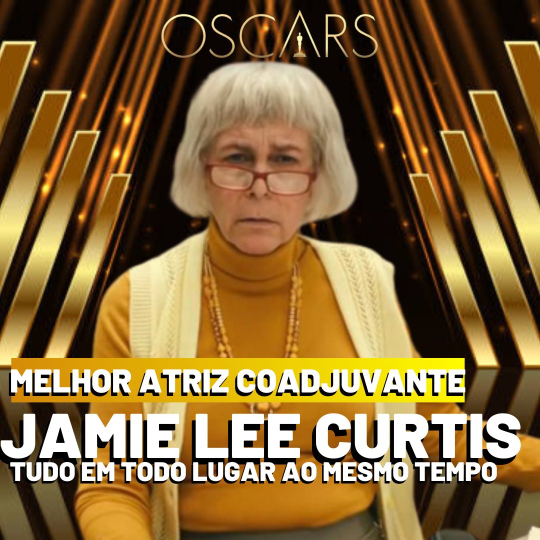 Nerd Cinemático on Twitter "JAMIE LEE CURTIS venceu como melhor ATRIZ