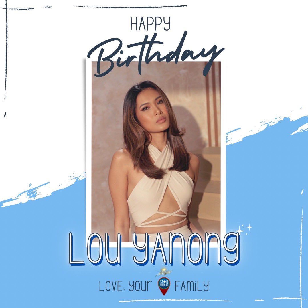 starhuntabscbn's tweet photo. Happy Birthday, @louyanong! 🎉 May all your wishes come true!✨ Enjoy your day and always keep on shining!

Love, your Star Hunt family ❤️ https://t.co/IRmcp56SXX