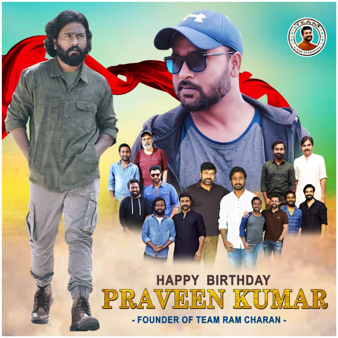 TeamRcAnaparthi's tweet photo. Wishing Our Very Own Mega Brother & Founder of #TeamRamCharan Aka @AlwaysPraveen7 Happy Birthday 🎂🎊🎉
Happy Birthday #Praveen Anna Wishing you a wonderful year ahead and wholeheartedly wishing to see you in greater heights ✨
God Bless You !!
#HBDPraveenKumar
#TeamRCFounder https://t.co/gLxa1Fh2JC