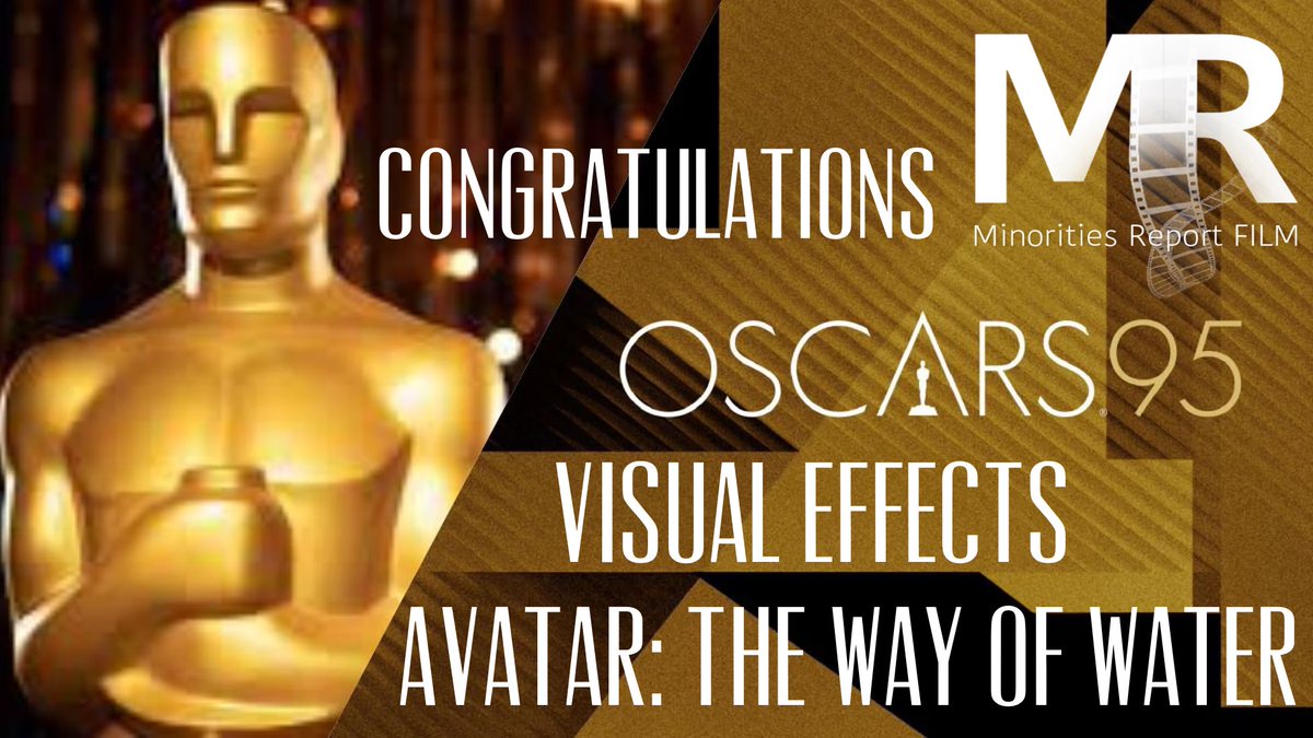 MReportPod's tweet image. Shoutouts and congratulations for the #Oscar   WIN

To #AvatarTheWayOfWater 

#Oscars   #FilmTwitter #MinoritiesReport