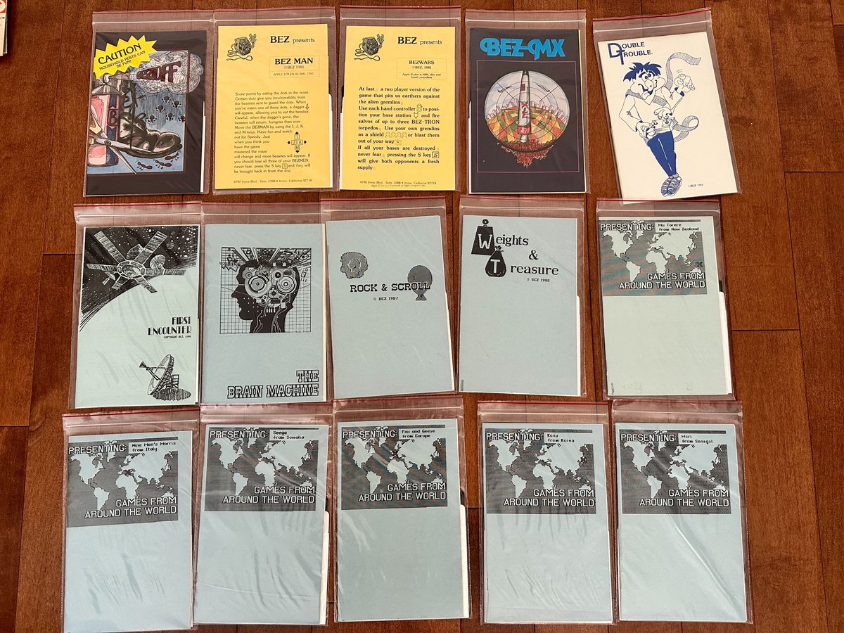 Just want to point out that the entire John Besnard catalog of Apple II games is now available for play and download through the Internet Archive, mostly in the Woz A Day collection: archive.org/details/wozada…. Some of the games are unpublished and now available for the first time.