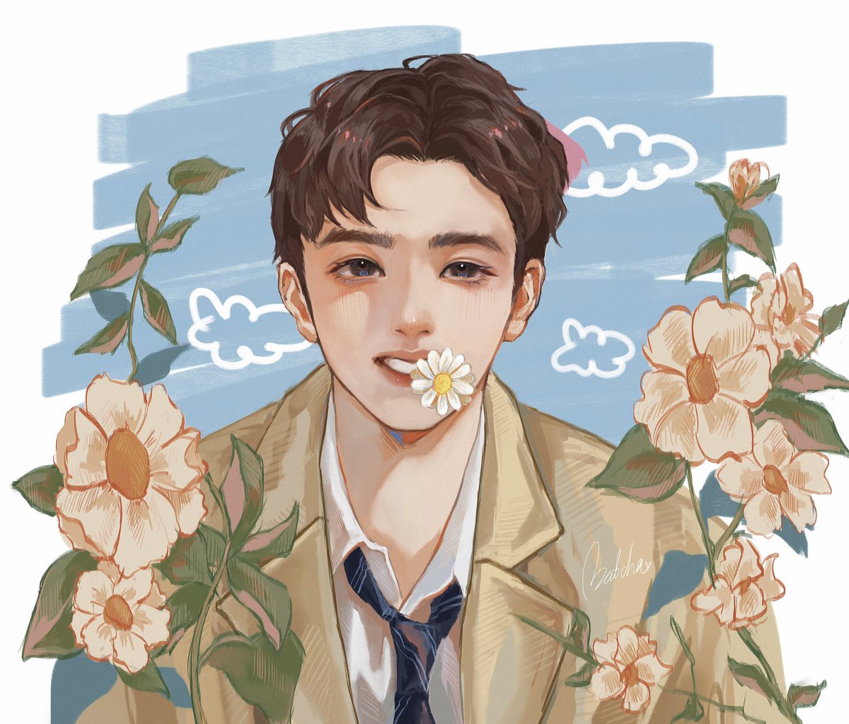 ROSE #엑소 #디오 #도경수 #DohKyungsoo #都暻秀 #fanart