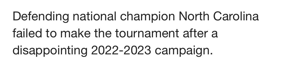 JFontanini's tweet photo. @Gaydos_ As the Senior Editor of the Sports Vertical on Fox, I wanted to be the first to let you know @UNC_Basketball is not the defending National Champion.  @KUHoops is. https://t.co/X25OkvZLtk
