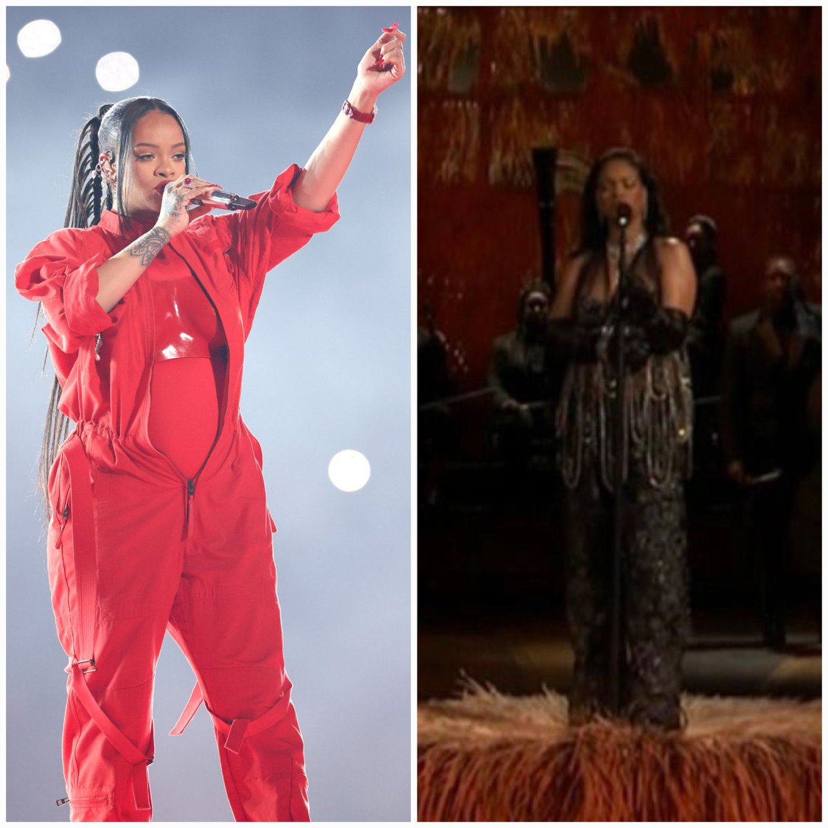 MasFarandulaOf's tweet photo. #Rihanna hoy en los #Oscars cantando #LifeMeUp. Justo hace 1 mes daba el show de medio tiempo de la #NFL.
#Oscars95 #Oscar #Oscarmania https://t.co/os3JEMKBK2