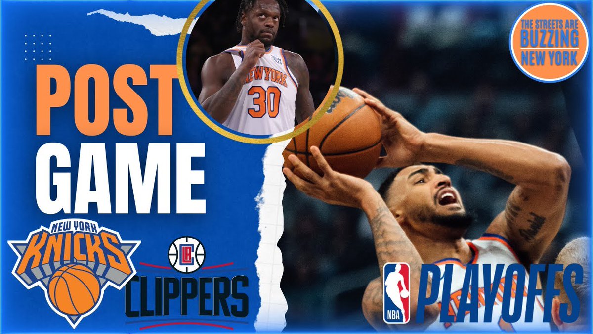 BallHeadSports's tweet photo. VIDEO:  KNICKS LOSE TO LA CLIPPERS Drop 3rd straight w/out Brunson, can't stop Kawhi &amp; PG13 [Copyright trim]

CREATOR: KNICKS | THE STREETS ARE BUZZING™ 

Over 300 New NBA Videos Every Day On https://t.co/QQjW8Ue99I 

#Knicks #NewYorkKnicks #NBA

https://t.co/77YI9bkpFL https://t.co/isPNoJUDPz