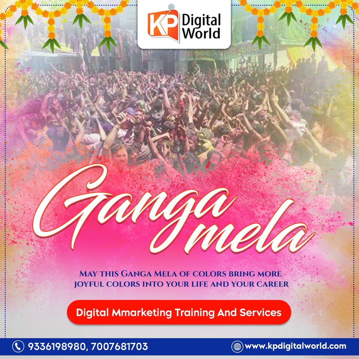 𝐇𝐚𝐩𝐩𝐲 𝐆𝐚𝐧𝐠𝐚 𝐌𝐞𝐥𝐚
May This Ganga Mela Of Colors Bring More Joyful Colors Into Your Life And Your Career.

#gangamela #ganga #gangamelakanpur #holi #HoliOffer #happyholi2023 #HappyHoli #digitalmarketinginknapur #knapur #kpdigitalworld #digitalmarketingcourse #workshop