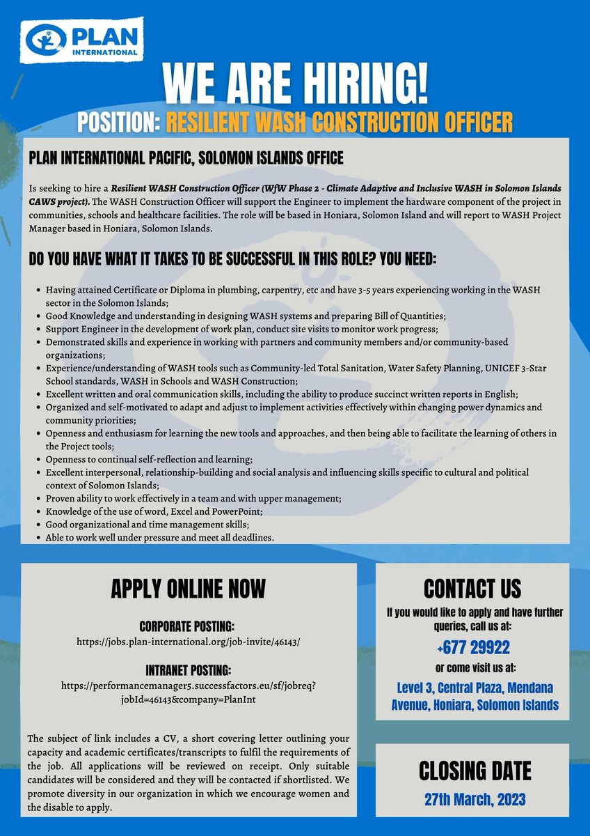 Plan International Pacific tweet media