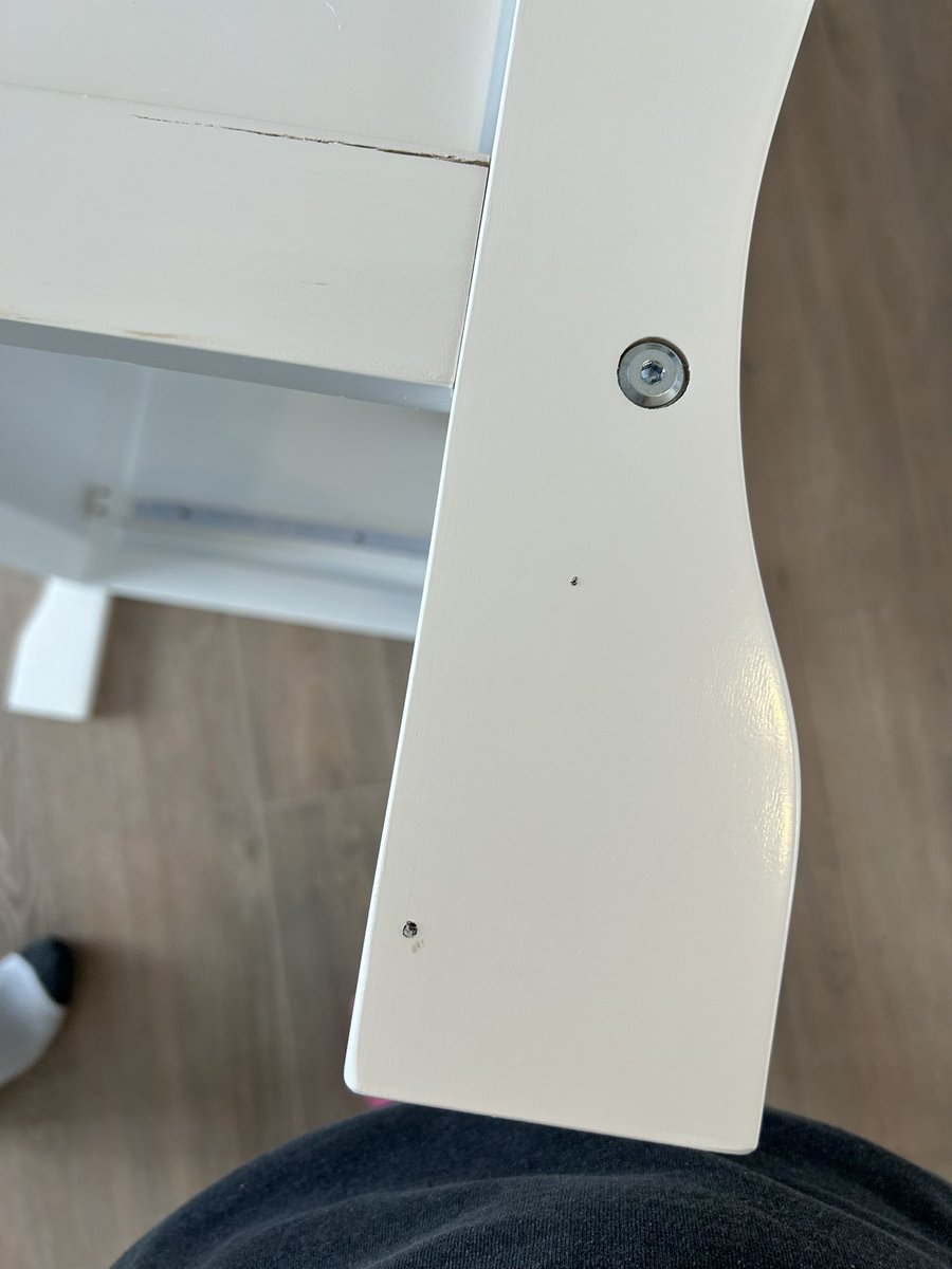 Melyssa7's tweet photo. Got a dresser from @WalmartCanada as a baby shower gift opened it today to find it damaged … as it was purchased more that 90 days ago they will do nothing to help me ?! #poorcustomerservice https://t.co/DDiECeAiGW