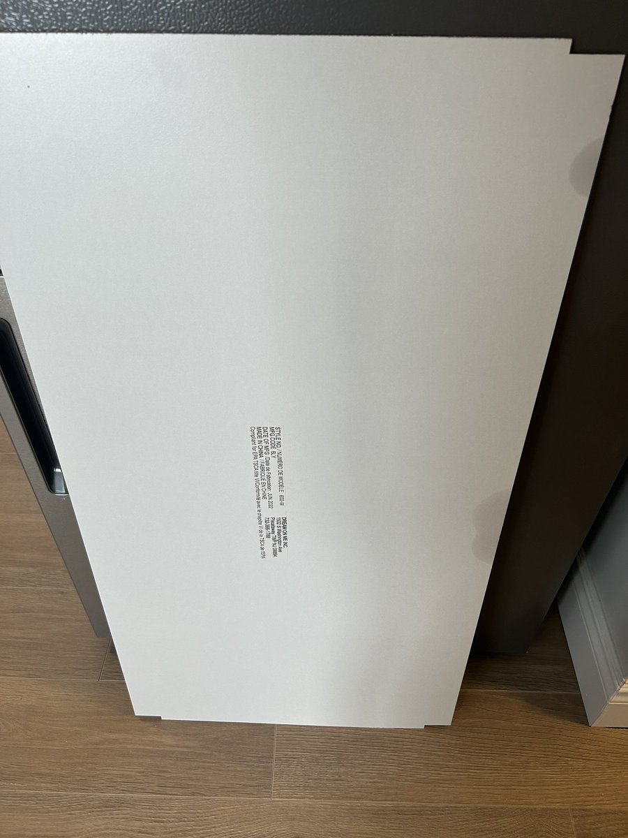 Melyssa7's tweet photo. Got a dresser from @WalmartCanada as a baby shower gift opened it today to find it damaged … as it was purchased more that 90 days ago they will do nothing to help me ?! #poorcustomerservice https://t.co/DDiECeAiGW