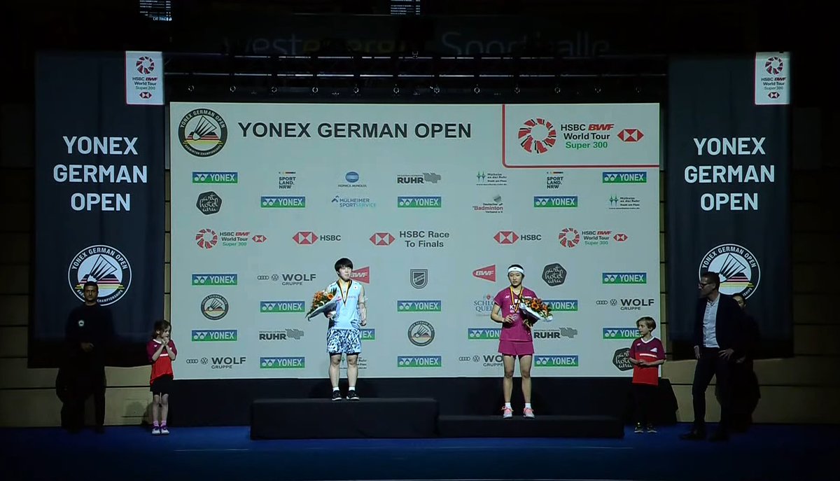 Women’s Singles #GermanOpen2023

🥇Akane Yamaguchi (JPN)
🥈An Se Young (KOR)

Congratulations to both players!