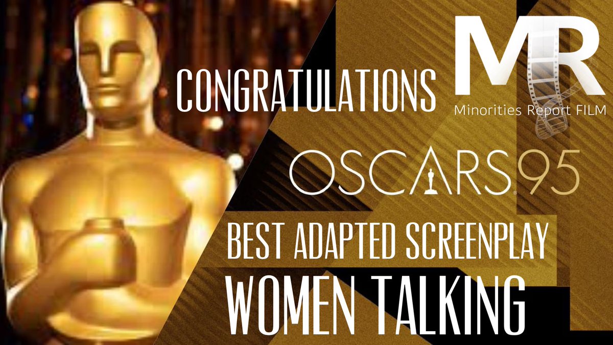 MReportPod's tweet image. Shoutouts and congratulations for the #Oscar   WIN

To #WomenTalking 

#Oscars   #FilmTwitter #MinoritiesReport