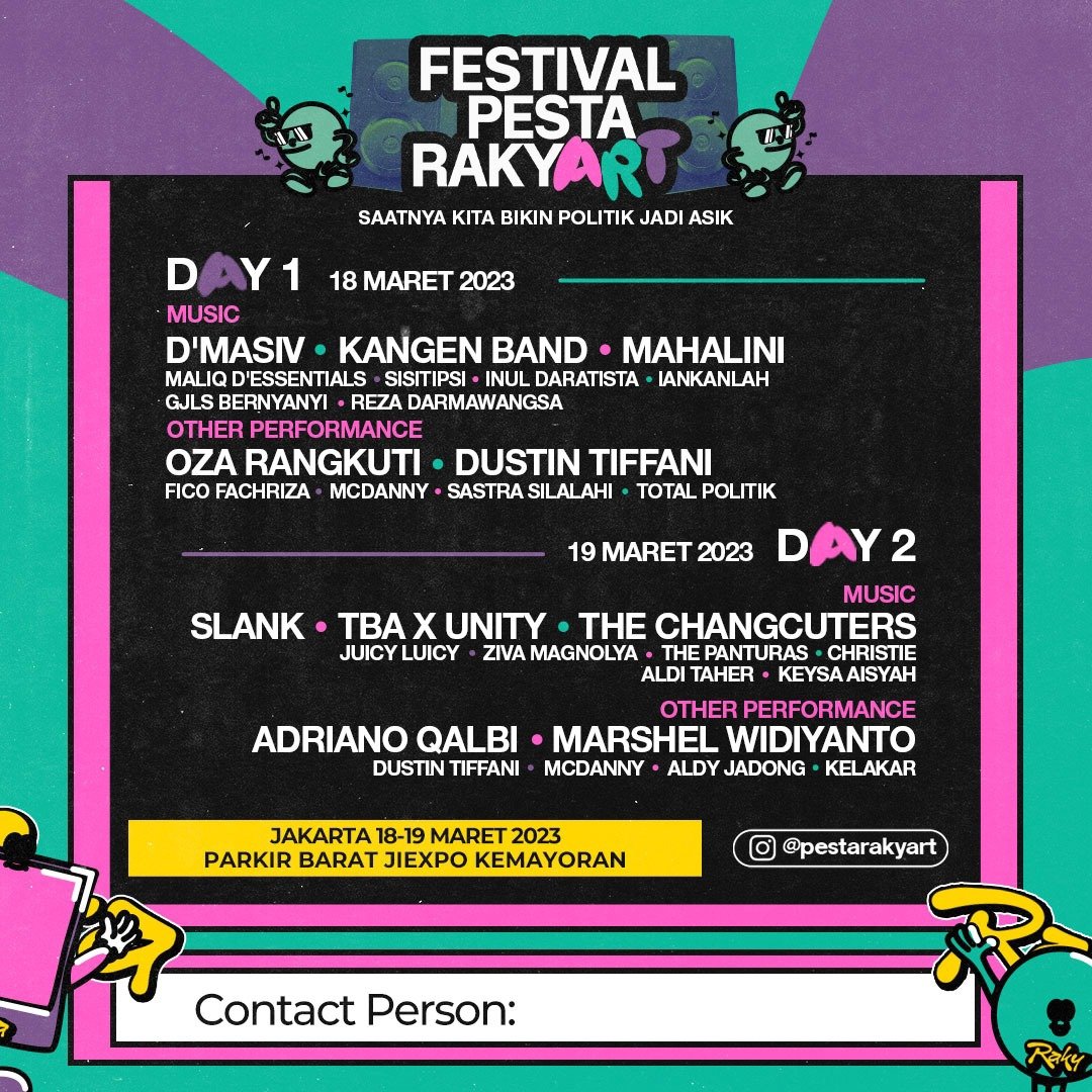 sugusCandy_'s tweet image. WTS tiket festival pesta rakyat...
Day 1 dan day 2.. underprice web ya gesyaa.. tiket langsung dikirim ke email kalian masing²... Gass sebelum keabisan.. 2daypass jg ready 🤪
#WTS #konsertmingguini #thechangcuters #dmasiv