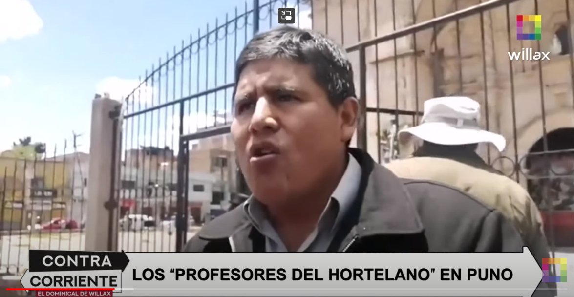 Conozca a los “maestros del hortelano”, los que no enseñan ni dejan enseñar. Han decidido ir a huelga pidiendo la renuncia de Dina Boluarte y la liberación de su líder, Pedro Castillo. No van a clases, pero cobran puntualmente. youtube.com/watch?v=Js5oJ5… <a href="/cparedesr/">Carlos Paredes</a> <a href="/augusthorndike/">Augusto Thorndike</a>