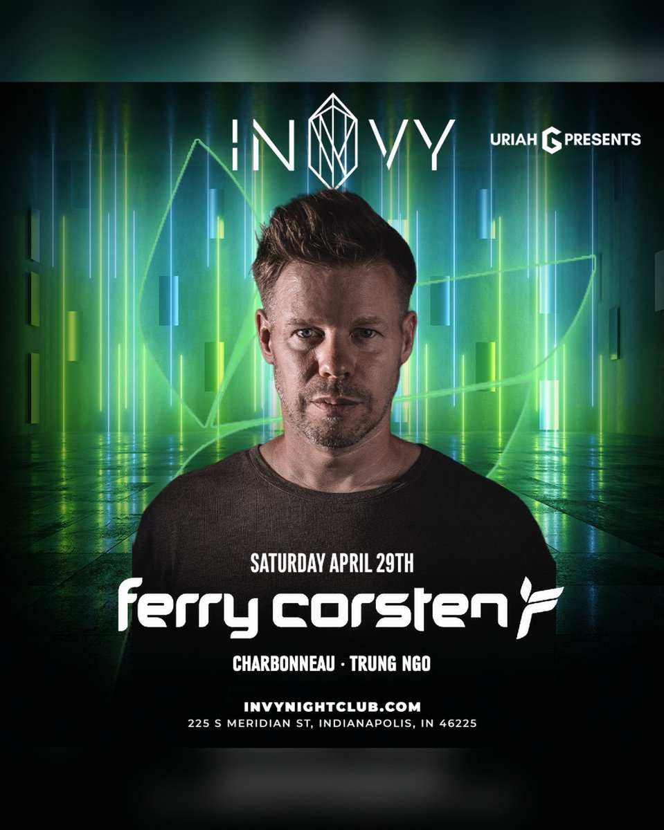 Our smile says it all! Excited to announce @uriahgpresents <a href="/ferrycorsten/">Ferry Corsten</a> with <a href="/charbonneaudj/">Charbonneau</a> &amp; @trungngodj 

Grab your tickets &amp; VIP tables NOW here: invynightclub.uvtix.com/event/uv130511…
