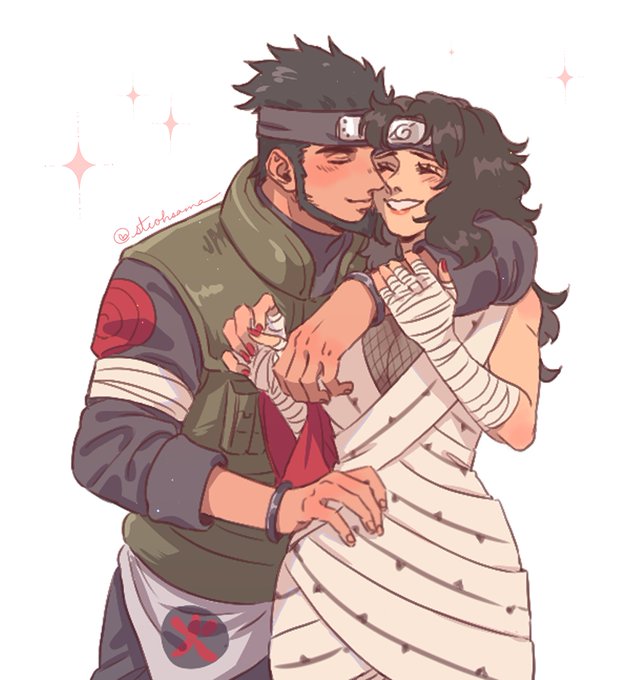 thanks for joining tonight's open doodle session! I really enjoyed drawing asuma/kurenai from naruto  