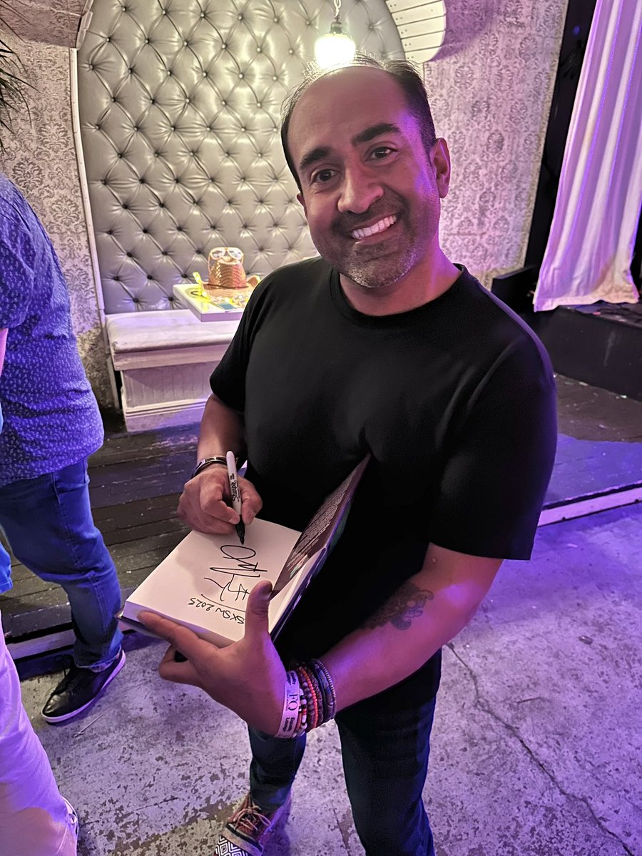 CBockThiessen's tweet photo. Really truly the best book release party at #SXSW2023! Thanks @rohitbhargava and @the_infonaut for bringing us #nonobvious thinking to help us better understand the #futurenormal 📚🎉 https://t.co/fq15Tz1yKs