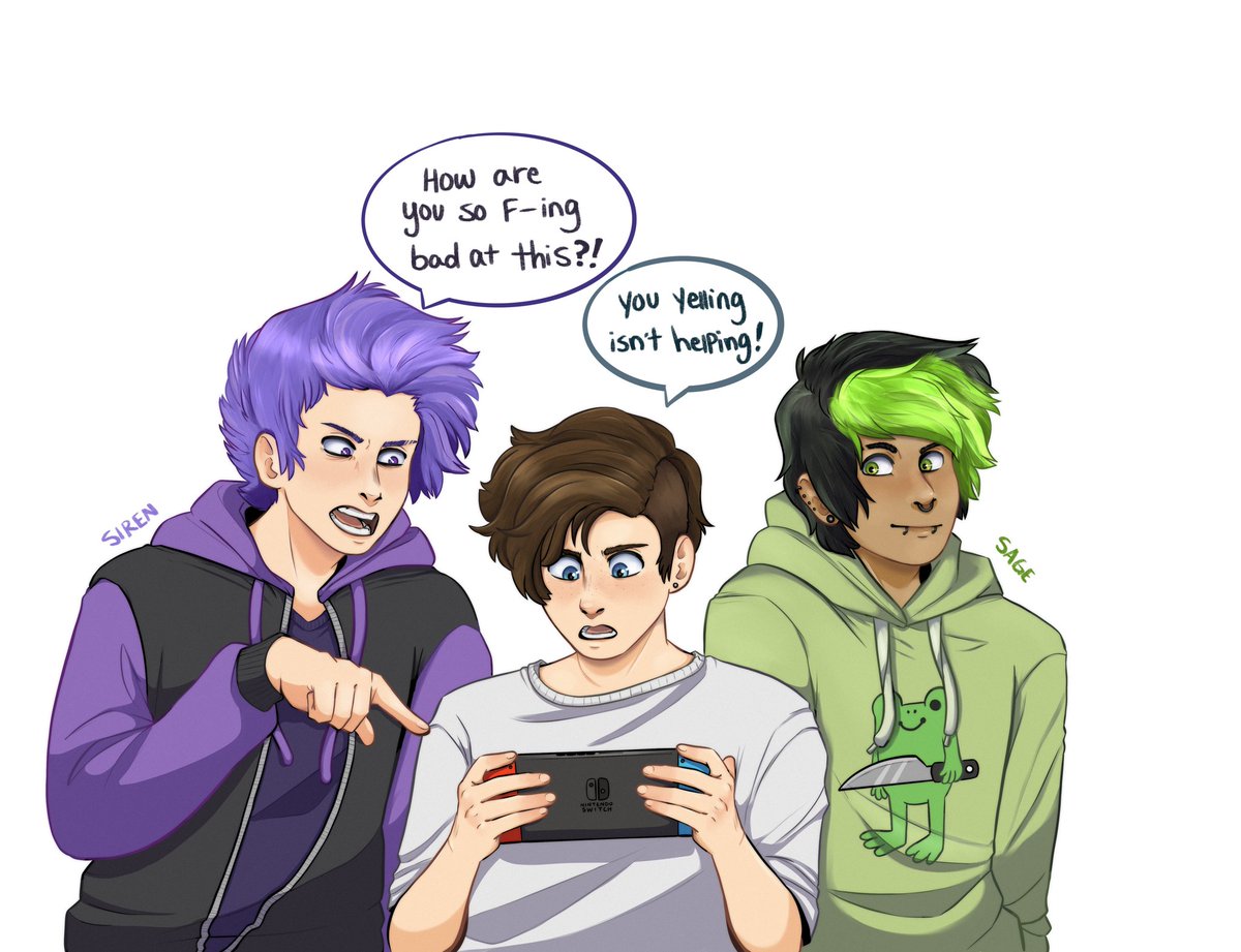ahauntedsystem's tweet photo. Hi! 
We're a HauntedSystem, a diagnosed autistic system of 11-ish. 
We usually spread education and haha memes on tiktok, but this Twitter will mostly be nonsense, brain vents, bad art, and bad jokes. https://t.co/dNBJvWJg9S