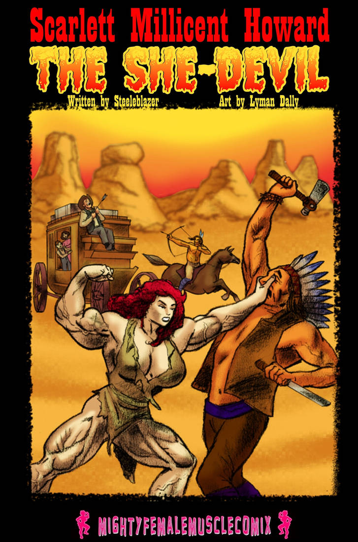 fanrule1's tweet photo. Check out the new illustrated WESTERN novella ... Scarlett Millicent Howard : THE SHE-DEVIL from MightyFemaleMuscleComix  ! 😎

Download it on Amazon :
https://t.co/Izs5wGK8VA

Written by Steeleblazer , with AWESOME art by Lyman Dally ! 😋

#theshedevil #western #femdom #fbb #fmg https://t.co/ogfmkzeJ0a