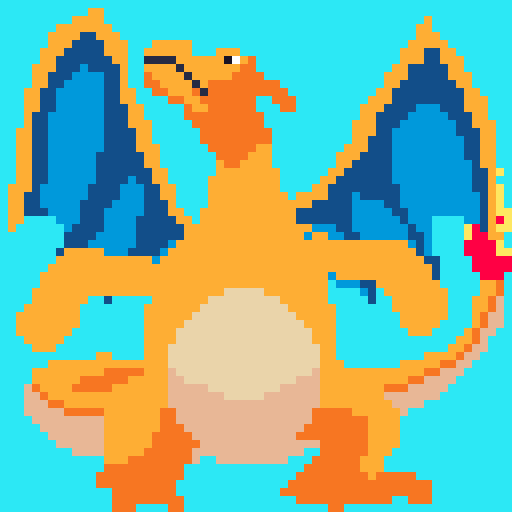 DGreenGames's tweet photo. Hice estos 4 diseños hoy, me siento productivo 💪

#pixelart #megamanzero #charizard #pokemon #murdersans #undertale #metalknight #kirby https://t.co/fr594reQPL