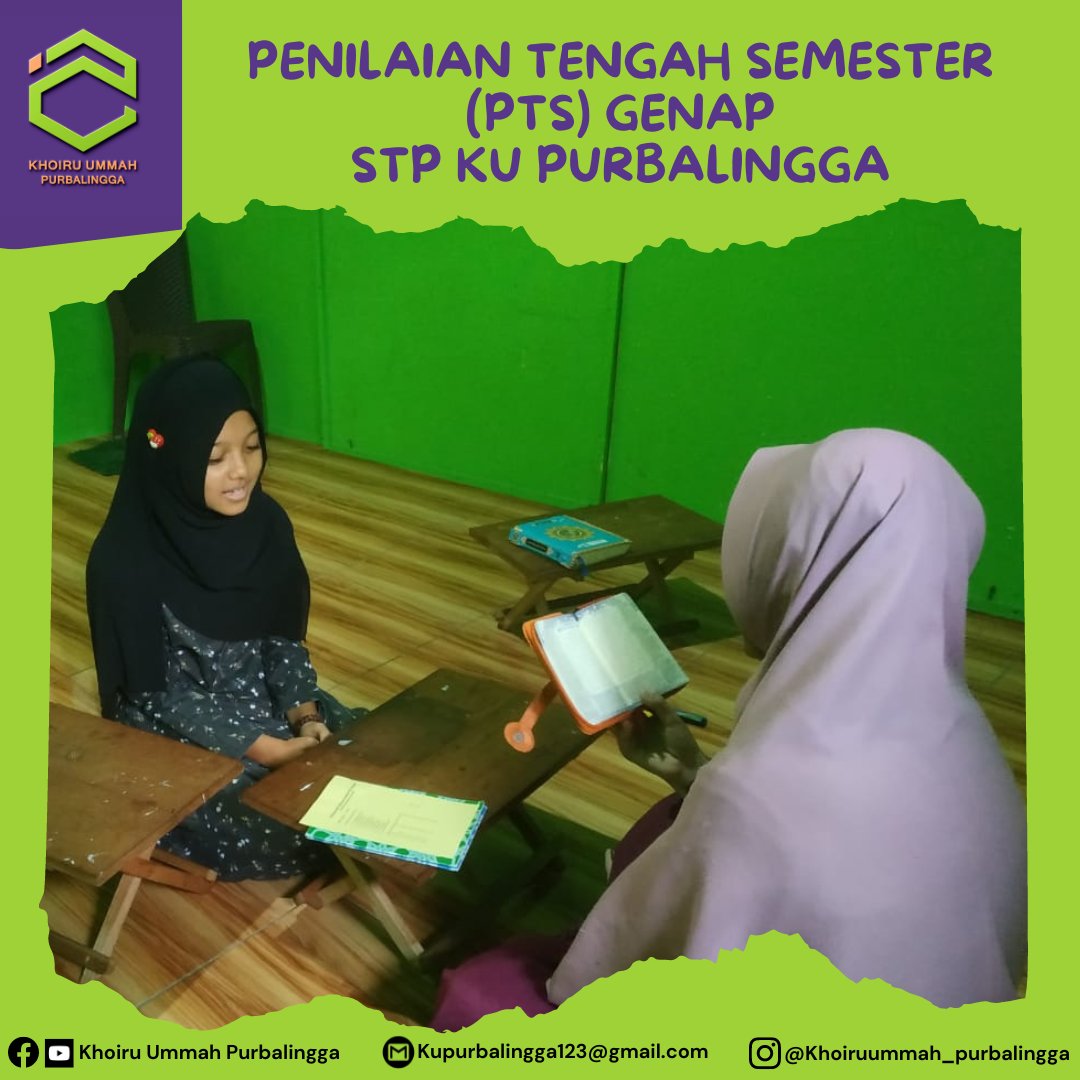 KUpurbalingga's tweet photo. Alhamdulillah telah terlaksana Penilaian Tengah Semester (PTS) Genap.
.
#Khoiruummah #purbalingga #khoiruummahpurbalingga #tahfidz #penghafalalquran #pemimpinmasadepan https://t.co/FkMX5husmG