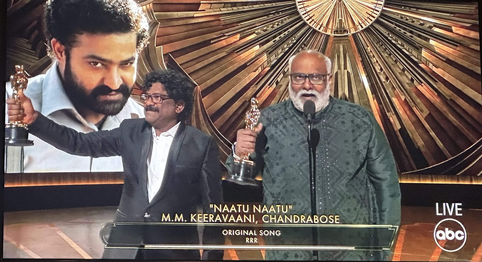 Naatu Naatu from RRR Wins the Oscar 2023