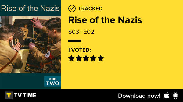 I've just watched episode S03 | E02 of Rise of the Nazis! #riseofthenazis  tvtime.com/r/2KeNB #tvtime