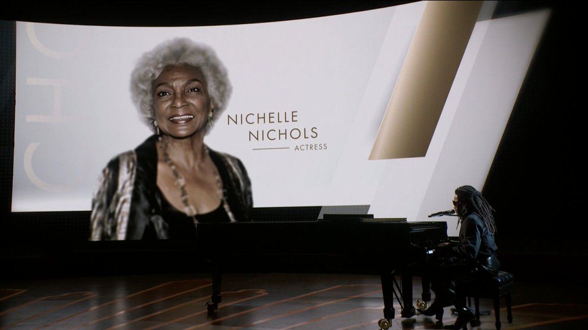 The late Nichelle Nichols was just honoured at the 95th Academy Awards during the 'in Memoriam' section of the ceremony. 🖖❤️

#StarTrek